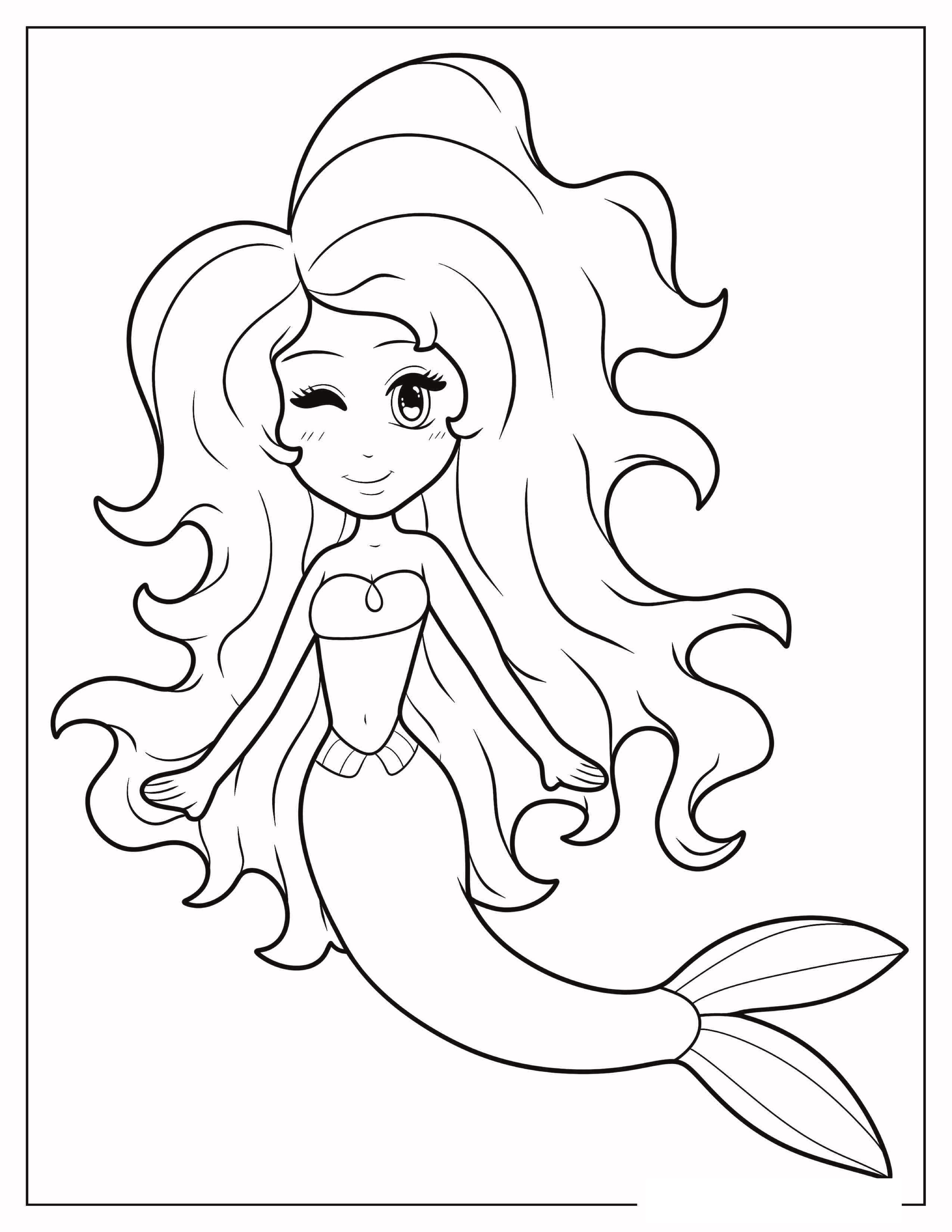 Mermaid-Winking-Coloring-In-For-Preschoolers.jpg